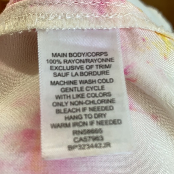 Custom tie dyed sleeveless top Size L - Picture 6 of 6